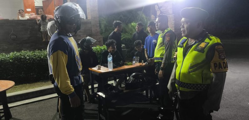 Polsek Denpasar Selatan Tindaklanjuti Laporan 110 Soal Aksi Trek-trekan Remaja di Pemogan.