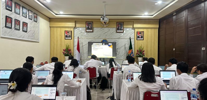 Calon P3K Ikuti Kegiatan Asesmen di Kantor Pertanahan Kabupaten Bangli.
