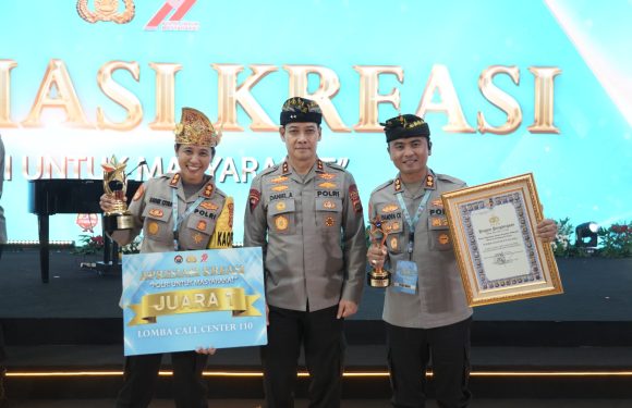 POLRES JEMBRANA RAIH JUARA 1 LOMBA LAYANAN POLRI 110 TINGKAT NASIONAL.