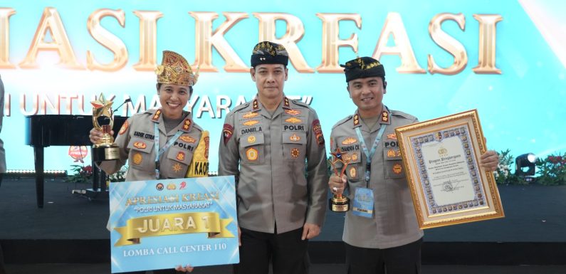 POLRES JEMBRANA RAIH JUARA 1 LOMBA LAYANAN POLRI 110 TINGKAT NASIONAL.