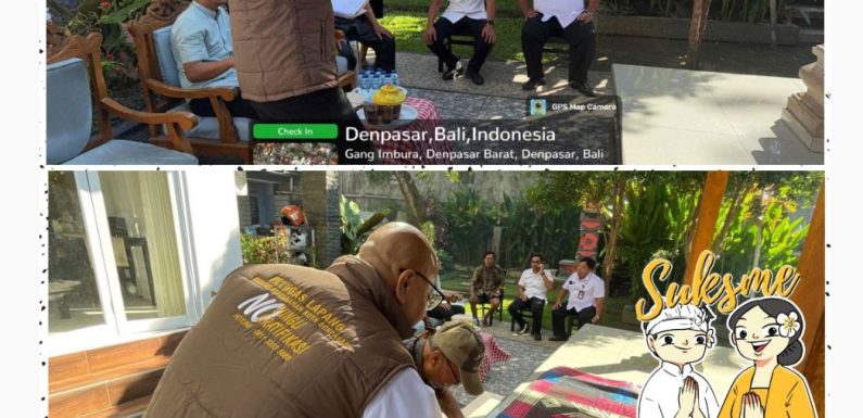 Petugas Kantah Denpasar Lakukan Cek Lapang Permohonan Penggantian Sertipikat Hilang.