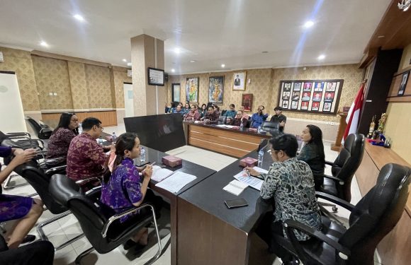 Rapat Monitoring dan Evaluasi Layanan Pertanahan Pada Kantor Pertanahan Kabupaten Badung.