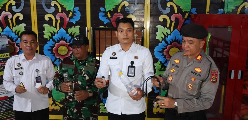 RUTAN NEGARA  BERSAMA POLRES DAN KODIM JEMBRANA GELAR INSPEKSI MENDADAK PADA TENGAH MALAM.