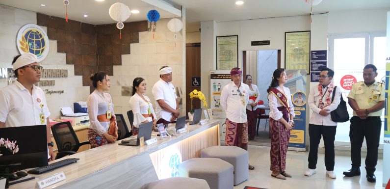 Wujudkan Zona Integritas, Kantor Pertanahan Kabupaten Bangli dinilai Tim Penilai Internal  Inspektorat Jenderal Kementerian Agraria dan Tata Ruang/Badan Pertanahan Nasional (ATR/BPN).