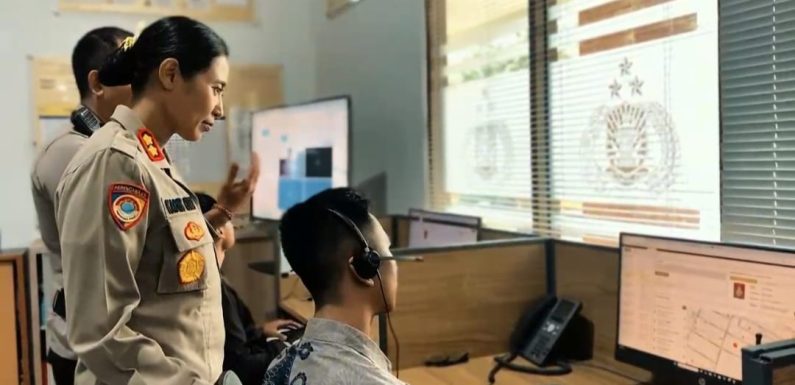 Pastikan Pelayanan SPKT dan Pamapta Berjalan Lancar, Kapolres Jembrana Cek Kesiapan Personel.