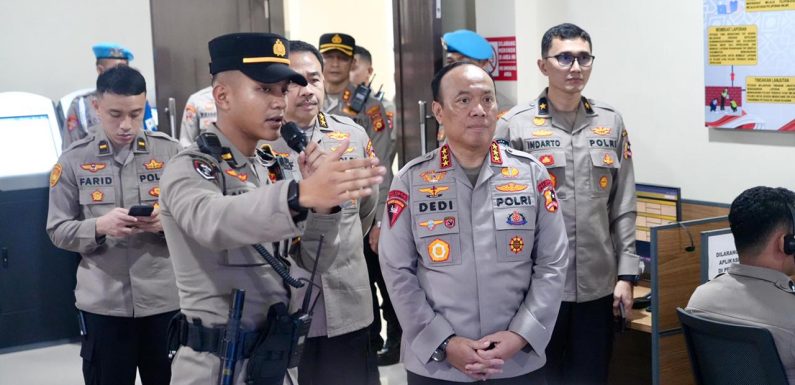 Wakapolri Tinjau Pamapta Polresta Denpasar, Pastikan Kesiapan dan Profesionalisme Personel dalam Memberikan Pelayanan.