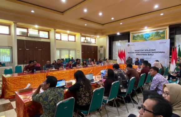 Kepala Seksi Penanganan dan Pengendalian Sengketa Hadiri Rapat Koordinasi Implementasi Aplikasi Justisia di Kanwil BPN Provinsi Bali.