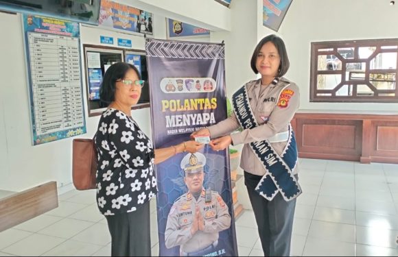 Melalui  Polantas Menyapa, Satpas SIM Polres Klungkung Berikan Pelayanan Yang Ramah dan Transparan.