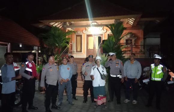 Polsek Kuta Selatan Gelar Apel dan Patroli Gabungan Atensi Malam Minggu.