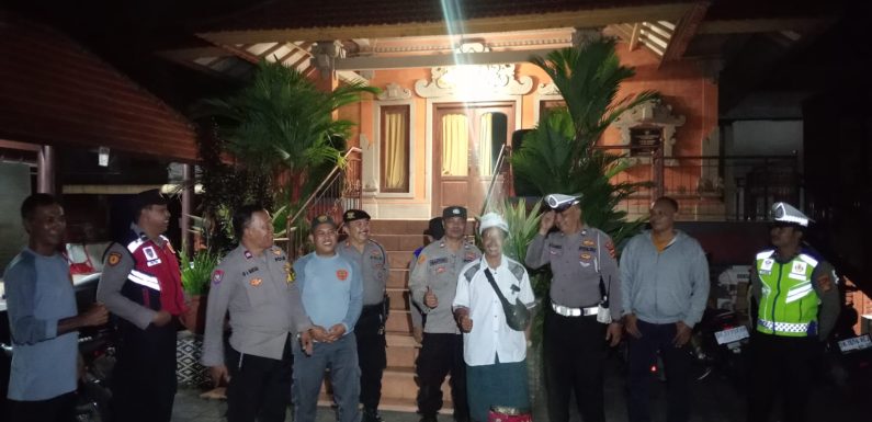 Polsek Kuta Selatan Gelar Apel dan Patroli Gabungan Atensi Malam Minggu.
