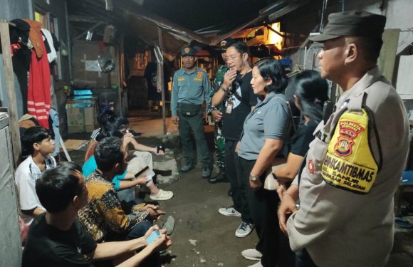 Sinergi Polsek Densel dan Kelurahan Sanur tertibkan penduduk non permanen di semawang puluhan orang terjaring.