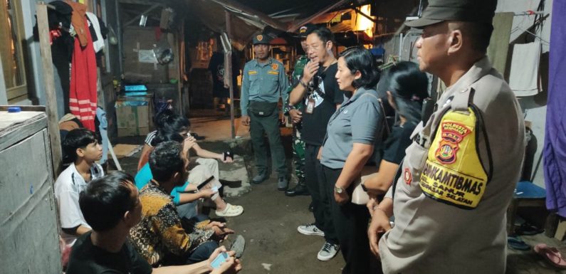 Sinergi Polsek Densel dan Kelurahan Sanur tertibkan penduduk non permanen di semawang puluhan orang terjaring.