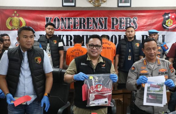 Kurang Dari 4 Jam Tim Gabungan Polda Bali dan Polres Jembrana Bekuk Pelaku Vandalisme.