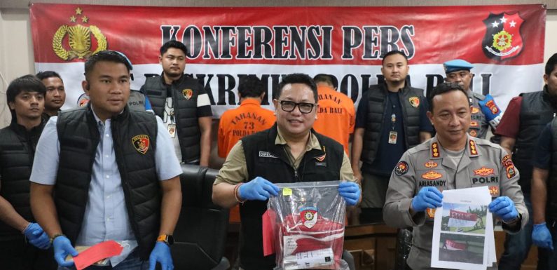 Kurang Dari 4 Jam Tim Gabungan Polda Bali dan Polres Jembrana Bekuk Pelaku Vandalisme.