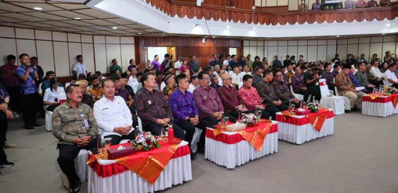 Hadiri Rakor GTRA Provinsi Bali, Kepala Kantor Pertanahan Kabupaten Bangli Diingatkan kembali untuk Memprioritaskan Masyarakat Miskin sebagai Subjek TORA.