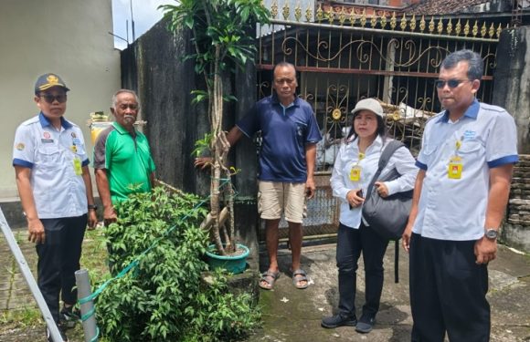 Panitia A Kantah Bangli, Melakukan Pemeriksaan Lapang di wilayah Kelurahan Bebalang  Kecamatan Bangli.