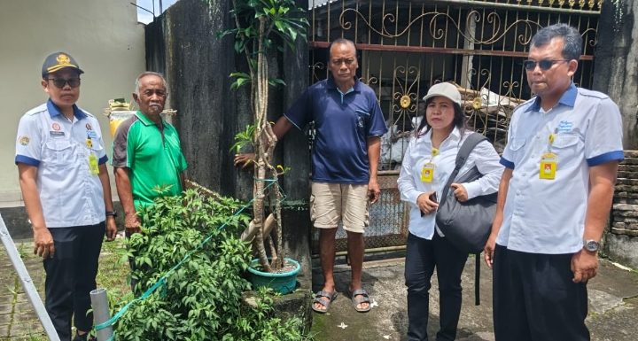 Panitia A Kantah Bangli, Melakukan Pemeriksaan Lapang di wilayah Kelurahan Bebalang  Kecamatan Bangli.