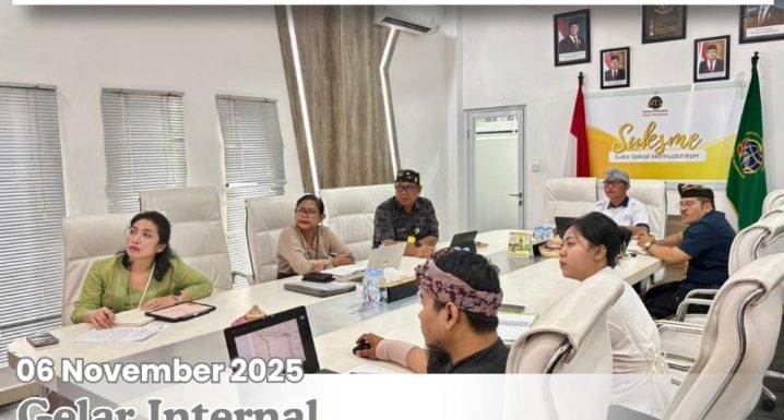 Kantah Kota Denpasar Gelar Rapat Internal Terkait Beberapa Permohonan Bidang Tanah di lokasi LC.