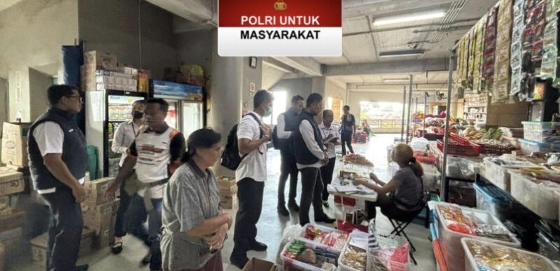 Awasi Harga Beras di Pasar Badung, Satgas Pangan Polresta Denpasar Imbau Pedagang Patuhi HET