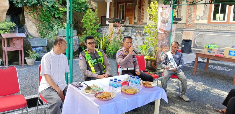 Sosialisasi Unit Regident Dalam Acara “ Sebatas Ngopi “ ( Seru Seruan Bareng Satlantas Ngobrol Pagi).