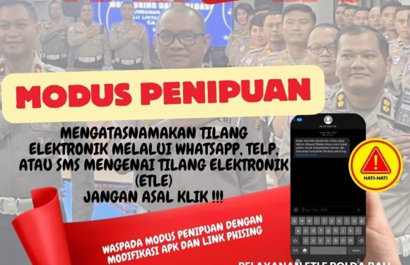 Ditlantas Polda Bali Himbau Masyarakat Waspadai Penipuan ETLE.