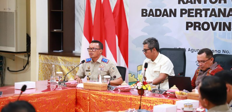 BPN Provinsi Bali  Melaksanakan kegiatan Pembinaan Tugas dan Fungsi Kantor Wilayah dan Kantor Pertanahan se-Provinsi Bali.