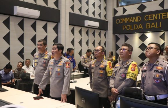 Tim Wasops Itwasum Mabes Polri Tinjau Pelaksanaan Operasi Lilin Agung 2025 Di Polda Bali.