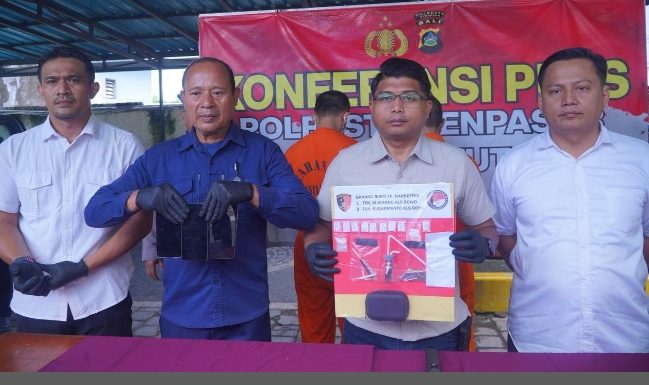 Edarkan Sabu dan Ekstasi, Dua Pria Diamankan Sat Narkoba Polresta Denpasar.