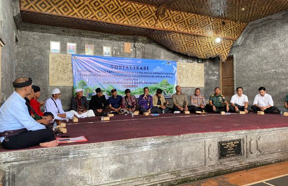 Kantor Pertanahan Kabupaten Bangli Melaksanakan Sosialisasi Kepada Masyarakat Terkait Pemasangan Tanda Batas (GEMAPATAS) dan Persiapan Kegiatan Pendaftaran Tanah Sistematis Lengkap (PTSL) Tahun 2026.