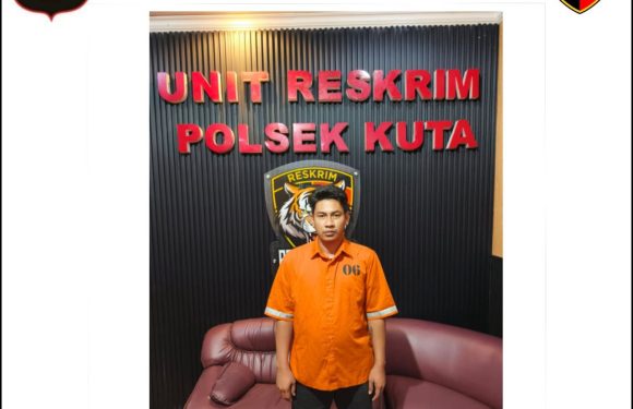 Unit Reskrim Polsek Kuta Ungkap Kasus Pencurian Velg dan Ban Mobil di Kedonganan.