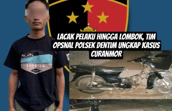 Tim Opsnal Polsek Dentim Ringkus Pelaku Curanmor di Lombok.