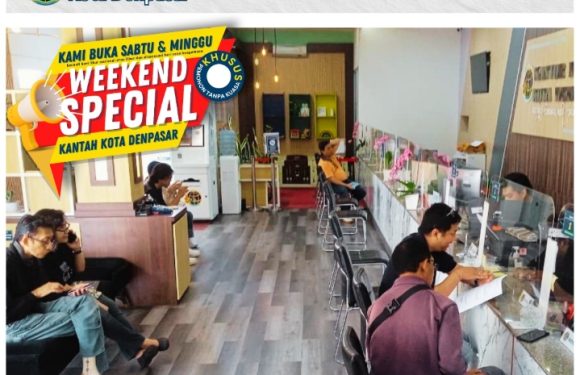 Kantor Pertanahan Kota Denpasar Buka Pelayanan di Akhir Pekan.