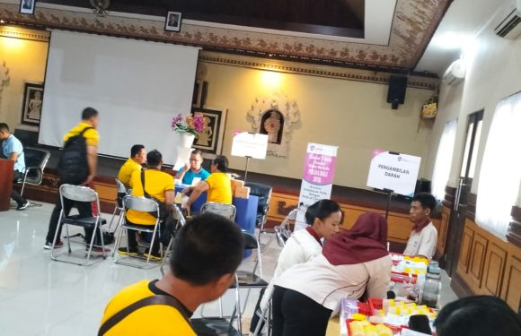 Pada Hari Kedua Sebayak 168 Personel Polresta Denpasar Mengikuti Pemeriksaan Kesehatan Berkala Tahun 2026.