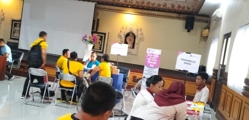 Pada Hari Kedua Sebayak 168 Personel Polresta Denpasar Mengikuti Pemeriksaan Kesehatan Berkala Tahun 2026.