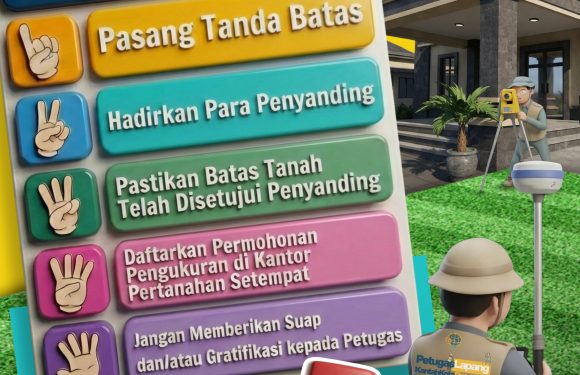 Kantah Kota Denpasar Ajak Masyarakat Pasang Tanda Batas dan Cegah Sengketa.