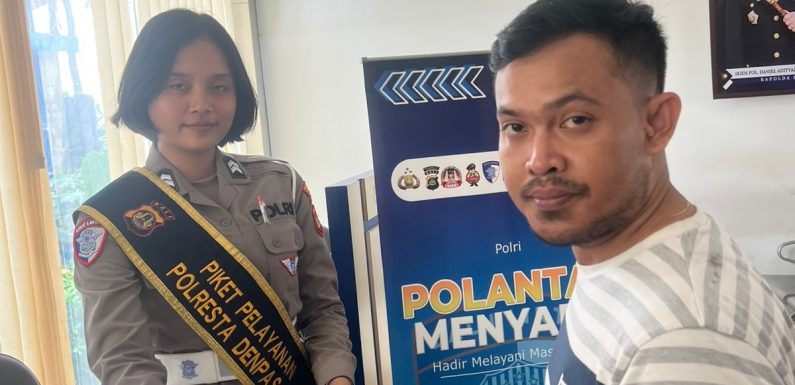 Polantas Menyapa, Satlantas Polresta Denpasar Hadirkan Pelayanan Humanis dan Profesional.
