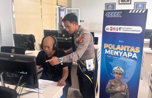 Polantas Menyapa, Pelayanan Humanis Satlantas Polresta Denpasar Hadir Lebih Dekat untuk Masyarakat.
