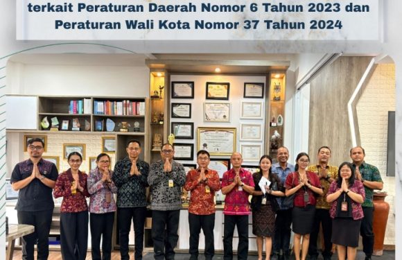 Kantor Pertanahan Kota Denpasar Gelar  Rapat Pembahasan Pemecahan Bidang Tanah terkait Peraturan Daerah Nomor 6 Tahun 2023 dan Peraturan Wali Kota Nomor 37 Tahun 2024.