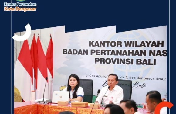 Kepala Seksi Penataan dan Pemberdayaan Kantor Pertanahan Kota Denpasar menghadiri Rapat Persiapan Pembentukan Gugus Tugas Reforma Agraria (GTRA) Provinsi Bali Tahun 2026.