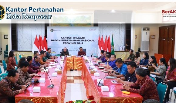 Penanganan Sengketa Kantor Pertanahan Kota Denpasar menghadiri Rapat Koordinasi Penyusunan Rencana Pelaksanaan Kegiatan Penyidik Pegawai Negeri Sipil Penataan Ruang (PPNS PR) Tahun 2026 Bertempat di Kanwil BPN Bali.