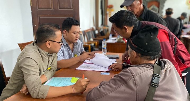 Kantor Pertanahan Kabupaten Bangli melaksanakan Sidang Panitia Ajudikasi Pendaftaran Tanah Sistematis Lengkap (PTSL) Tahun 2026 yang bertempat di Kantor Desa Songan.