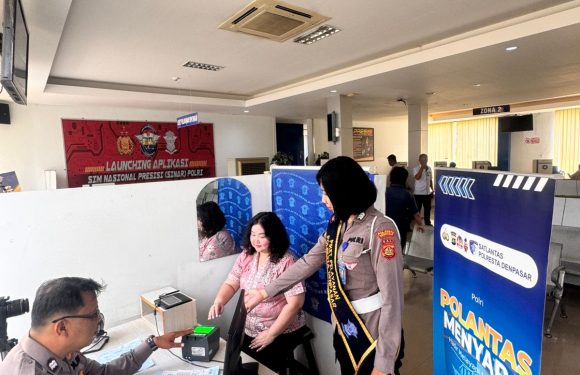 Polantas Menyapa, Pelayanan Satpas SIM Polresta Denpasar Makin Humanis dan Cepat