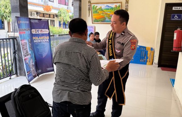 Melalui Polantas Menyapa, Pelayanan BPKB Polres Tabanan Berikan Layanan Humanis dan Transparan Kepada Masyarakat.