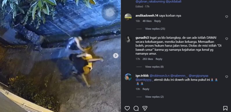 Viral di Medsos Video Kasus Penganiayaan Remaja di Denpasar Utara, Polisi Amankan Pelaku.