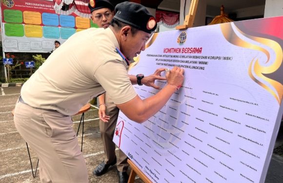 Penandatanganan Pakta Integritas dan Komitmen Bersama Kantor Pertanahan Kabupaten Klungkung