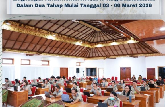 Jajaran Kantor Pertanahan Kota Denpasar mengikuti kegiatan Penilaian Kompetensi Dalam rangka Transformasi Pelayanan di Lingkungan Kementerian ATR/BPN.