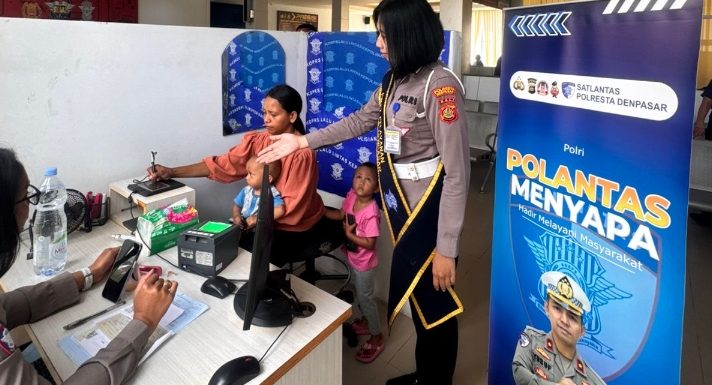 Pelayanan Satpas SIM Polresta Denpasar Ramah, Cepat, dan Modern.