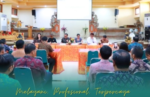 Kepala Kantor Pertanahan Kota Denpasar bersama Jajaran dan Kepala Seksi Menghadiri Rapat Koordinasi Terkait Rekomendasi Kegiatan Pendaftaran Tanah dan Penataan Ruang Tahun 2026.