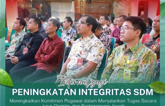 Melalui Kegiatan Internalisasi Zona Integritas, Kantor Pertanahan Kota Denpasar Wujudkan Layanan Pertanahan Berkualitas.