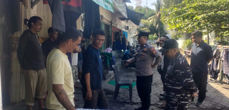 Cooling System di Pelabuhan Benoa, Polsek Kawasan Pelabuhan Benoa Ajak ABK dan Pemilik Toko Jaga Kamtibmas Kondusif